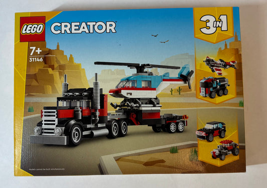 Lego 31146 Creator Tieflader mit Hubschrauber