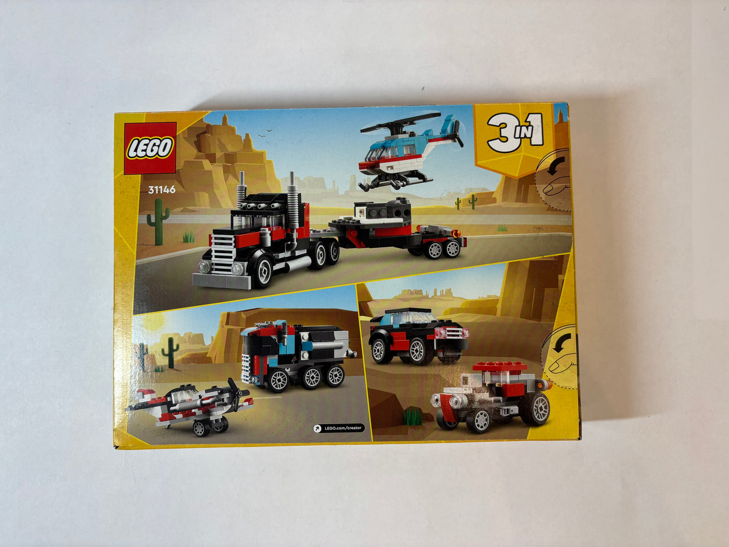 Lego 31146 Creator Tieflader mit Hubschrauber